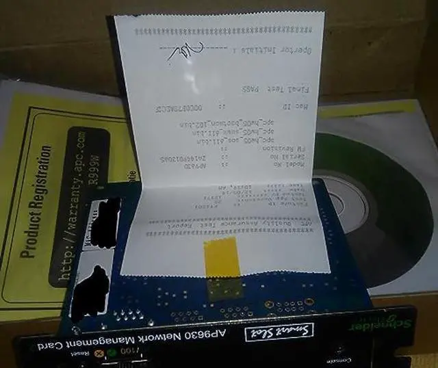 Alt view image 4 of 5 - APC AP9630 UPS Network Management Card 2