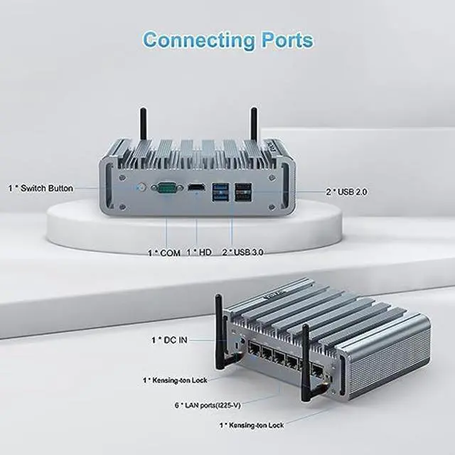Alt view image 2 of 5 - Mini PC 2.5Gbe LAN Port