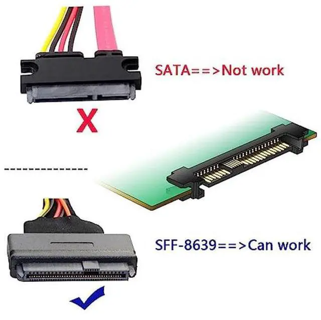 Alt view image 5 of 5 - NFHK PCI-E 4.0 X1 Lane to U.2 U.3 Kit SFF-8639 Host Adapter for Motherboard PM1735 NVMe PCIe SSD