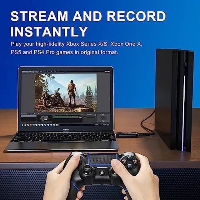 Alt view image 5 of 5 - Cam Link 4K HDMI Video Capture Card, External Camera Capture Card for DSLR, Camcorder, Action cam as Webcam, USB 3.0 2K50/1080P 60FPS Video Recorder, Capture Card for Streaming on OBS/Zoom,Windows/MAC