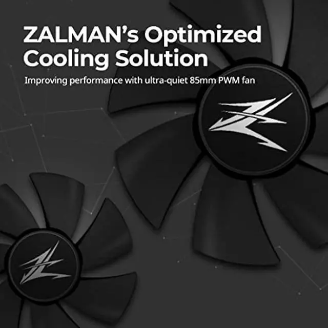 Alt view image 4 of 5 - Zalman CNPS-80G Ultra Quiet CPU Air Cooler Fan Value Edition (2023) - for Intel LGA1700/1200/1151 - AMD Ryzen AM5/AM4/AM3-65W TDP - 4-Pin - Silent 85mm PWM Cooling Fan (CNPS80G Rev.3)