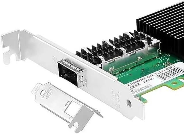 Alt view image 4 of 5 - Euqvos 40G Ethernet Converged Server Adapter for Intel XL710-QDA1 Single QSFP+ Port XL710-AM1 Controller 40GbE PCIe LAN Card Compatible with Dell PowerEdge HPE ProLiant