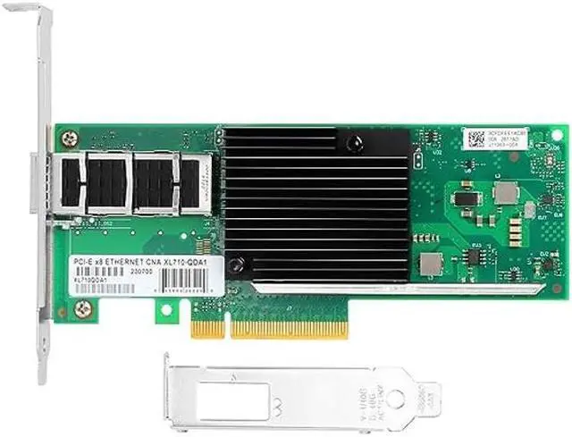 Alt view image 5 of 5 - Euqvos 40G Ethernet Converged Server Adapter for Intel XL710-QDA1 Single QSFP+ Port XL710-AM1 Controller 40GbE PCIe LAN Card Compatible with Dell PowerEdge HPE ProLiant