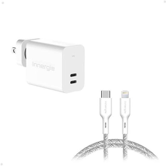  Innergie C3 Duo 30W USB C Charger, 2-Port PD 3.0