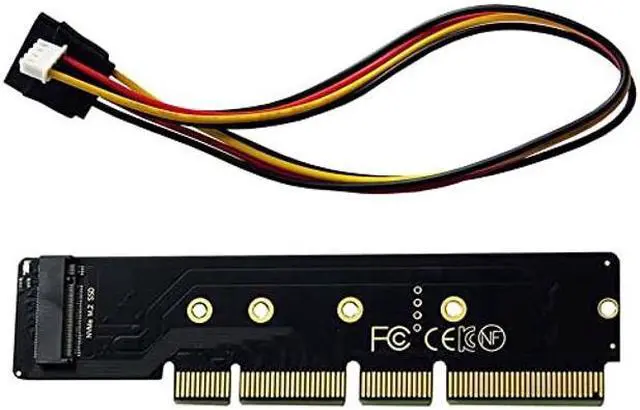 Main image of Xiwai NGFF M.2 M-Key NVME AHCI SSD to PCI-E 3.0 16X 8X 4X Power Adapter Low Profile Height 3cm