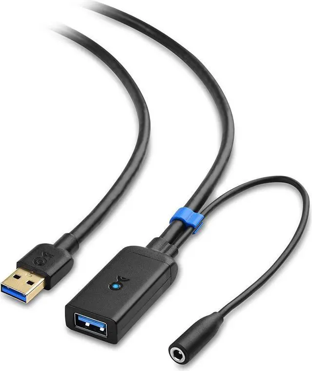 Main image of Cable Matters Active USB Extension Cable 16.4 ft / 5m (USB 3.0 Extension Cable Male to Female) with Signal Booster for Hard Drive, Webcam and More