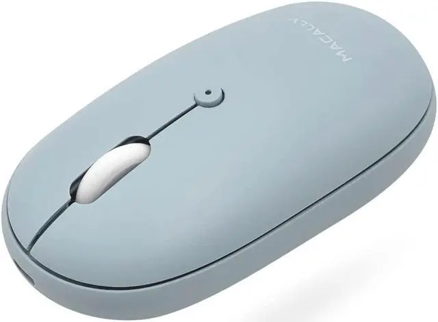 Main image of Macally Wireless Bluetooth Mouse - Strong Connection - Quiet, Comfortable, Rechargeable Mouse for MacBook Air/Pro, Mac, iMac, Apple iPad - Wireless Mouse for Laptop, Windows PC Desktop