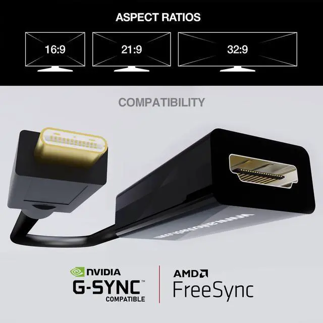 Alt view image 4 of 5 - Avico USB C to HDMI 2.0 Adapter  4K 60hz HDR  2K 144hz  1080P 240hz  Male to Female  for Monitors, TVs, PCs, MacBooks, Projectors  Thunderbolt Compatible