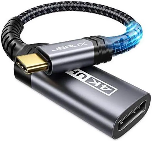 Alt view image 2 of 4 - JSAUX USB Type C to DisplayPort Adapter and Mini HDMI to HDMI Adapter with 4K 60Hz HDR 3D 18Gbps Dolby, Compatible for DSLR,Camcorder,Graphics Card,Raspberry Pi Zero W,Laptop, MacBook Pro 2019 2018