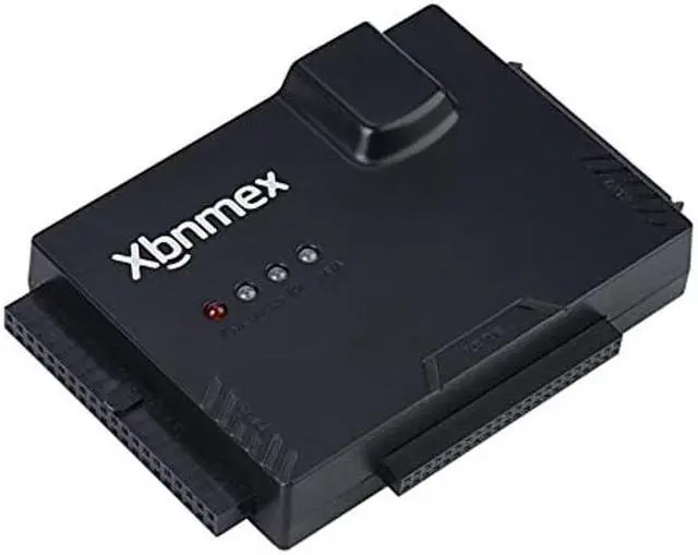 Alt view image 2 of 5 - Xbnmex IDE SATA to USB 3.0 Cable Hard Drive Reader IDE SATA PATA USB 3.0 for Hard Drive Disk HDD 2.5" 3.5" with 12V 2A External AC Power Adapter(Black) (USB 3.0 Cable)