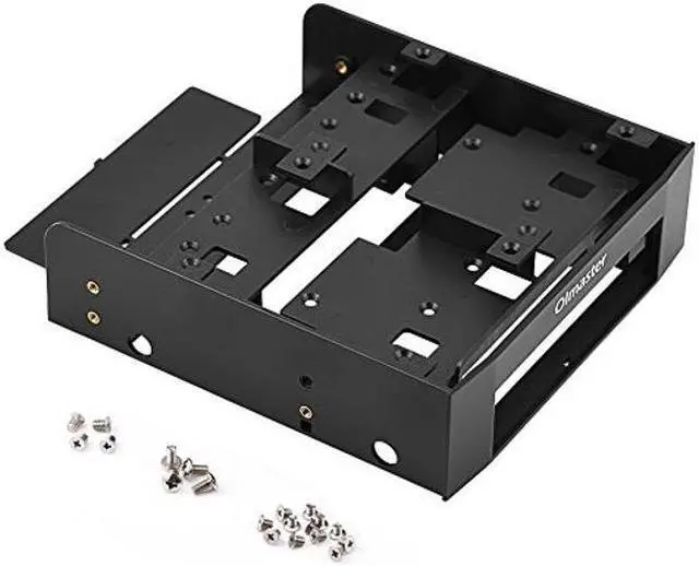 Main image of 5.25" to 2.5" / 3.5" Floppydrive Mounting Bracket,Compatible with Standard 5.25" Bay of PC,Multifunctional Combination