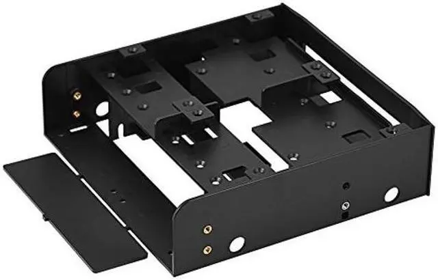 Alt view image 5 of 5 - 5.25" to 2.5" / 3.5" Floppydrive Mounting Bracket,Compatible with Standard 5.25" Bay of PC,Multifunctional Combination