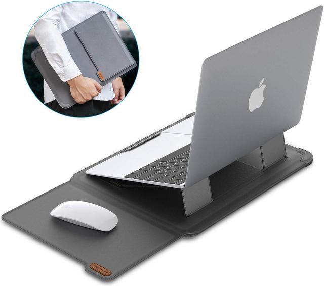 Alt view image 2 of 5 - Nillkin Laptop Sleeve for MacBook Air M4(2025)/Pro 13/MacBook Air 13 inch, MacBook Air Sleeve with Laptop Stand and Mouse Pad, Case Bag for 13-14 inch MacBook, ASUS, Dell, HP, Grey