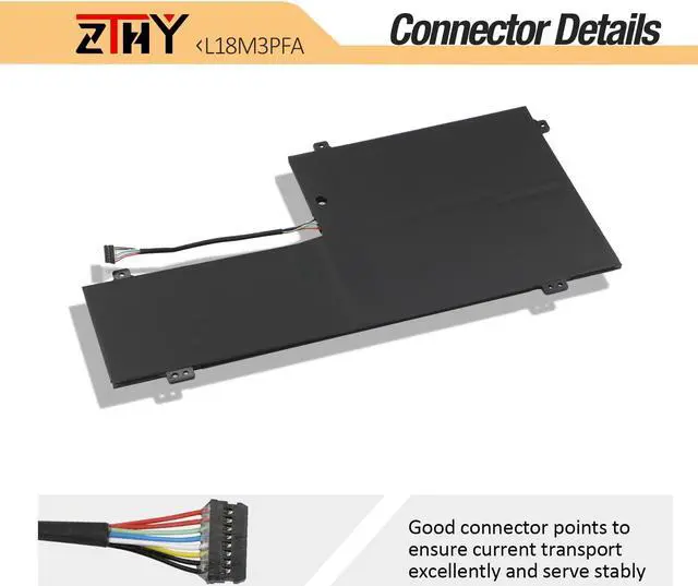 Alt view image 4 of 5 - ZTHY L18M3PFA L18D3PF2 Laptop Battery Compatible with Lenovo Yoga C740-15IML C740-15IML-81TD Series Notebook 5B10T83740 5B10W67402 5B10T83739 5B10W67258 11.52V 60.3Wh 5235mAh