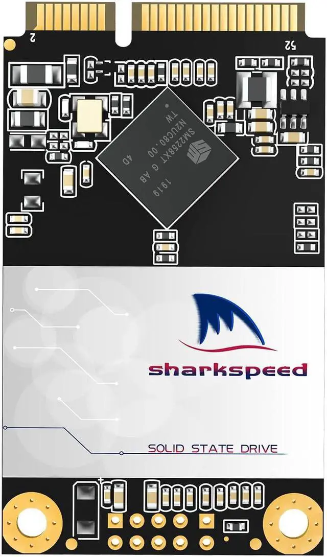 Main image of mSATA SSD 512GB SHARKSPEED Plus Internal Mini SATA SSD Drive 3D NAND Solid State Drive for Mini PC Notebooks Tablets PC(mSATA 512GB)