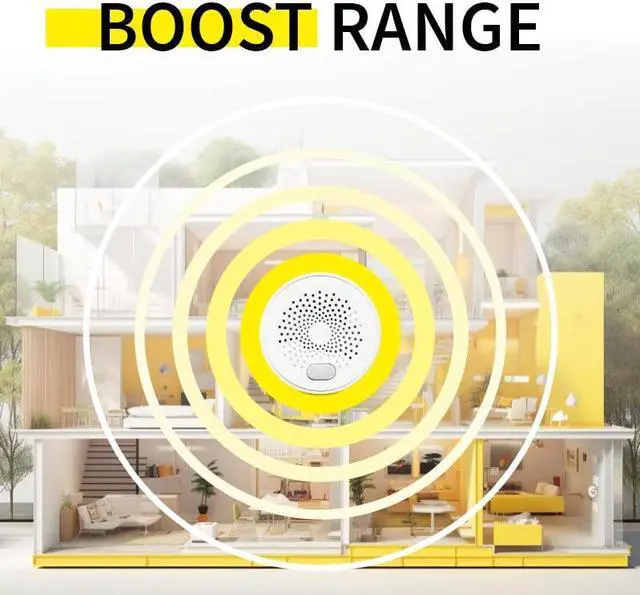 Alt view image 2 of 5 - Zooz 800 Series Z-Wave Plus Range Extender and Signal Repeater ZAC38