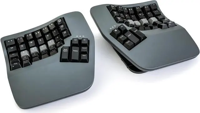 Alt view image 3 of 5 - KINESIS Advantage360 Professional Split Ergonomic Keyboard - Bluetooth | Mechanical Switches | Fully Programmable Open Source | Contoured Shape | Adjustable Tenting | Backlit