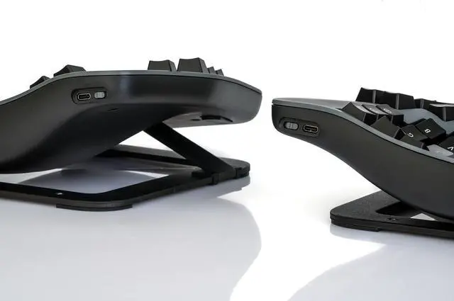 Alt view image 4 of 5 - KINESIS Advantage360 Professional Split Ergonomic Keyboard - Bluetooth | Mechanical Switches | Fully Programmable Open Source | Contoured Shape | Adjustable Tenting | Backlit