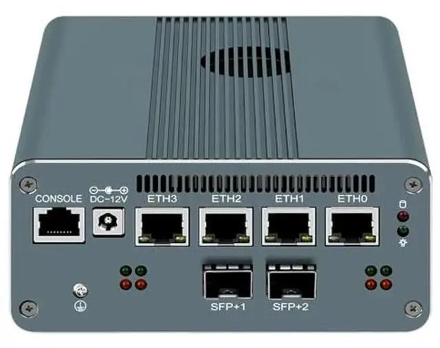 Main image of HKUXZR Firewall Appliance Mini PC, Intel Pentium 8505 Quad Core 10G*2 4xIntel I226 2.5G Ethernet VPN Soft Routing,2*USB3.2 1*TF Slot 2*SATA 1*M.2 NVMe x4 8/16/32/64GB DDR5 M.2 Nvme (16G/256G)