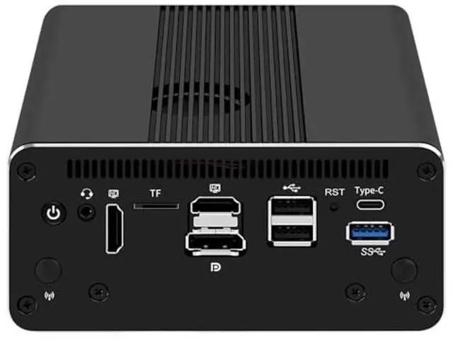 Alt view image 2 of 5 - HKUXZR Firewall Appliance Mini PC, Intel Pentium 8505 Quad Core 10G*2 4xIntel I226 2.5G Ethernet VPN Soft Routing,2*USB3.2 1*TF Slot 2*SATA 1*M.2 NVMe x4 8/16/32/64GB DDR5 M.2 Nvme (16G/256G)