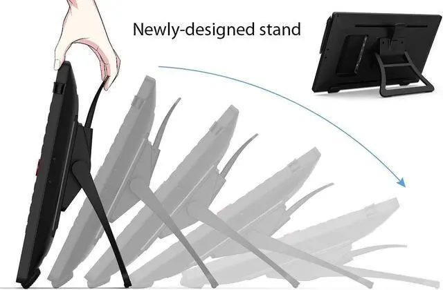 Alt view image 4 of 5 - XP-PEN Artist 22R pro Drawing Tablet with Screen 120% sRGB with Battery-Free Stylus Full-Laminated Technolog 21.5 inch Pen Display & XP-PEN Shortcuts Stickers