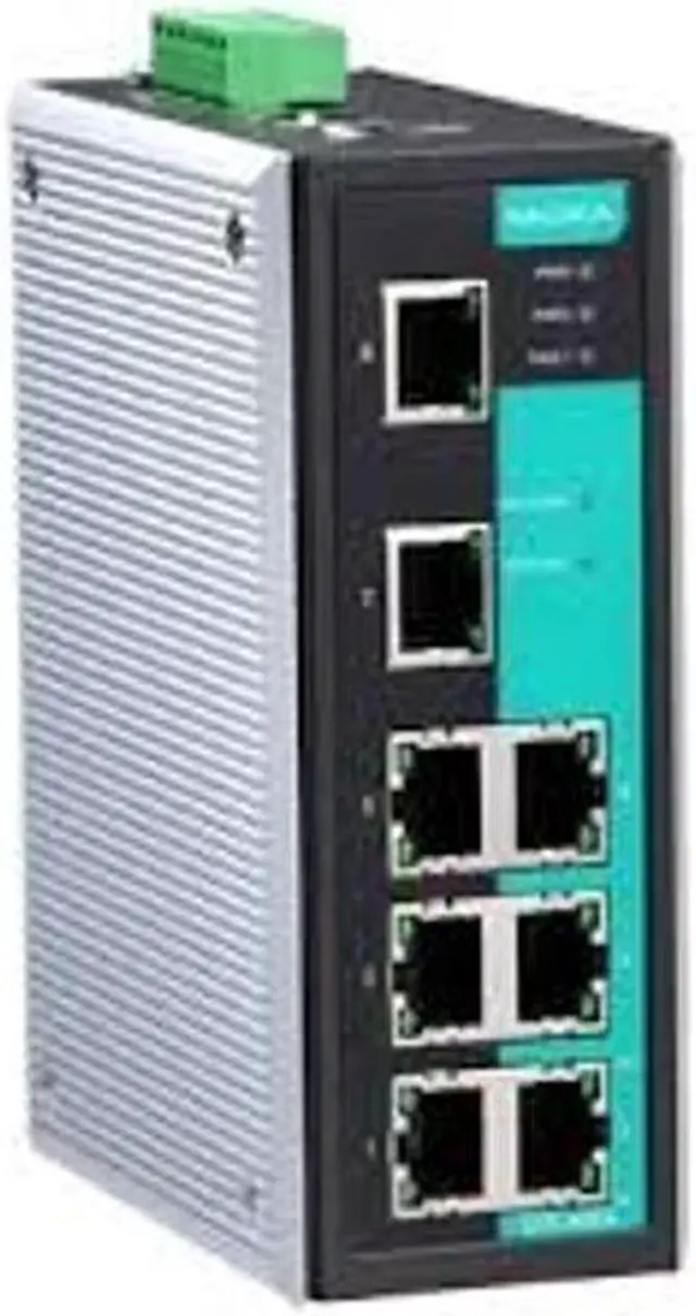 Main image of MOXA EDS-408A-T - 8 Ports Entry Level Managed Ethernet Switch with 8 10/100 BaseTx Ports, Port Base VLAN and QoS, -40~75degC