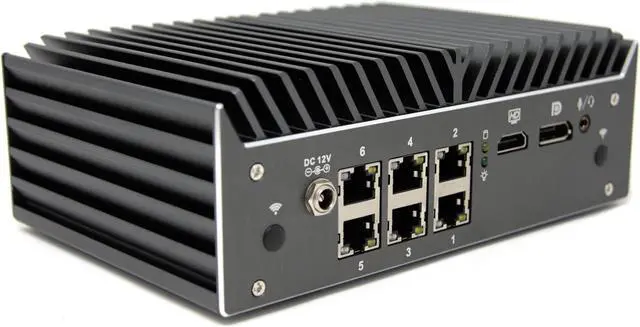 Alt view image 2 of 4 - Protectli Vault Pro VP4630-6 Port, Firewall Micro Appliance/Mini PC - Intel i3, 2.5G Ports, DDR4 RAM, M.2 NVMe or SATA SSD Storage, AES-NI, 8GB RAM, 120GB SATA SSD