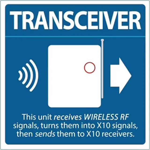 Alt view image 3 of 3 - X10 PRO PAT03 16 Channel Transceiver