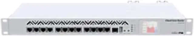 Main image of Mikrotik CCR1016-12S-1S+ Router with 12x SFP Cages 1x SFP+ Cages and 1x RJ45 SFP Copper Module