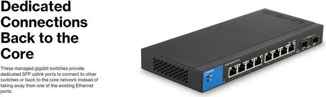 Alt view image 2 of 5 - 24-Port Managed Gigabit PoE+ Switch with 4 10G SFP+ Uplinks 410W TAA Compliant LGS328MPC