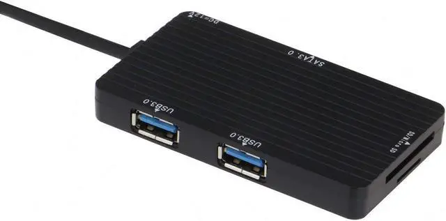 Alt view image 2 of 3 - SEDNA - USB 3.1 (GEN 1) 2 Port Hub/Card Reader/SATA III Combo Adapter