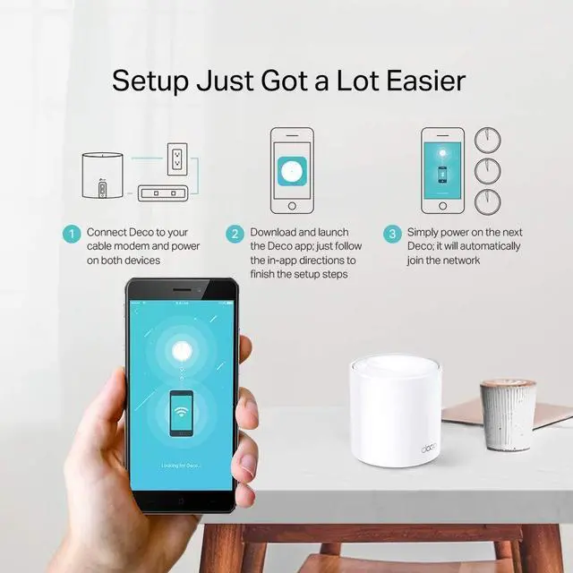 Alt view image 5 of 5 - Extensor TP-Link AX1800 Whole-Home MESH