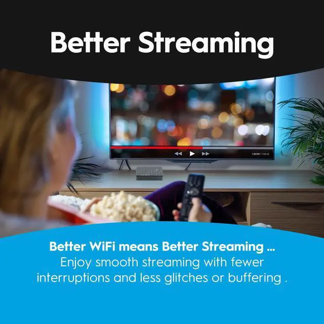 Alt view image 4 of 5 - Hitron HTEM5 MoCA 2.5 Adapter Kit (2-Pack) | 2.5Gbps Ethernet Over Coax | Multi-Gig Wired Backhaul for Mesh WiFi, Streaming & Gaming | Includes 2 Adapters, Coax & Ethernet Cables