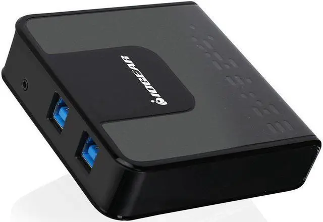 Alt view image 2 of 4 - IOGEAR 4x2 USB 3.0 Peripheral Sharing Switch - Share 4 USB Devices Between 2 Computers - LED Indicators - Cables n Remote Included - PC - MAC - Printer - Scanner - Mouse/Keyboard and More - GUS432