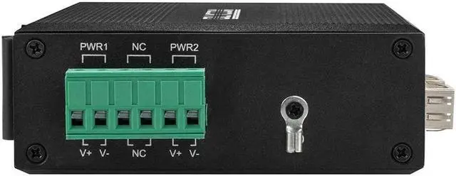 Alt view image 4 of 5 - OLYCOM Gigabit Switch 4 Ports Industrial Ethernet Converter DIN-Rail IP40 Rated Network Switch with Mini Size for Security Camera