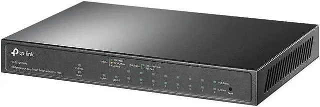 Alt view image 2 of 5 - TP-Link TL-SG1210MPE | 8 Port Gigabit PoE Switch | Easy Smart Managed | 8 PoE+ Ports @123W, w/ 2 Uplink Gigabit Ports + 1 Combo SFP Slot | 3 Year Manufacturer Warranty | QoS, Vlan, IGMP & LAG