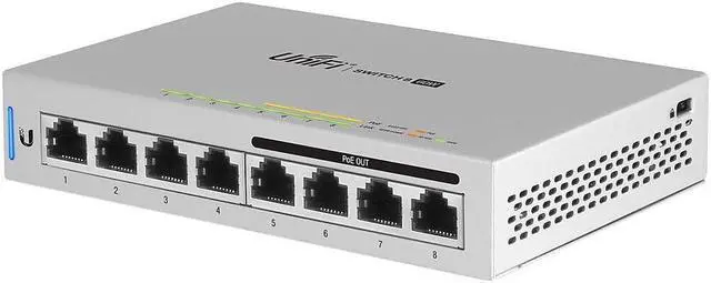 Alt view image 3 of 4 - Ubiquiti UniFi Switch 8 60W (US-8-60W),White