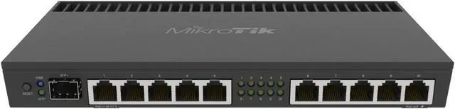 Main image of MikroTik RB4011 Ethernet 10-Port Gigabit Router (RB4011iGS+RM)