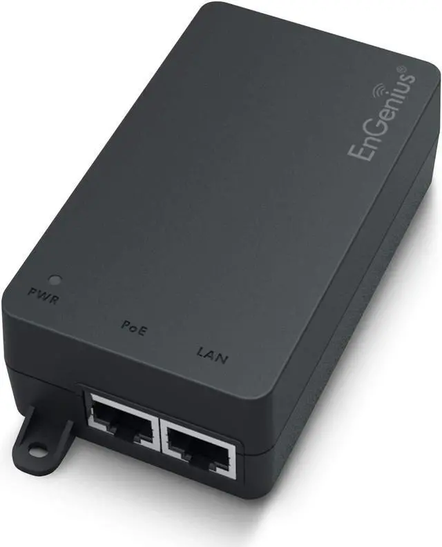 Main image of EnGenius Gigabit Power Over Ethernet PoE+ Injector | 30W | 802.3af/at | Plug & Play | Up to 100 Meters (328ft) | Single Port [EPA5006GAT]