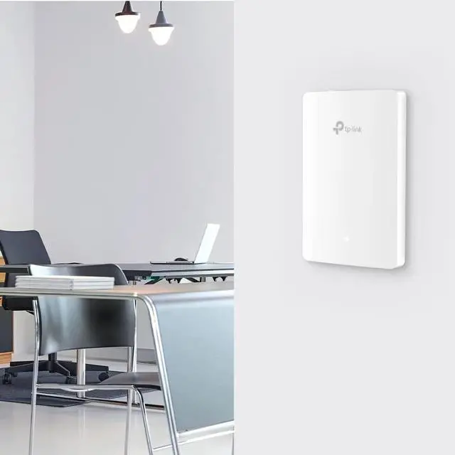 Alt view image 5 of 5 - TP-Link EAP615-Wall | Omada Business WiFi 6 AX1800 in-Wall Wireless Gigabit Access Point | Support OFDMA, MU-MIMO & Beamforming | PoE Powered | Support Omada SDN | Cloud Access & Omada app