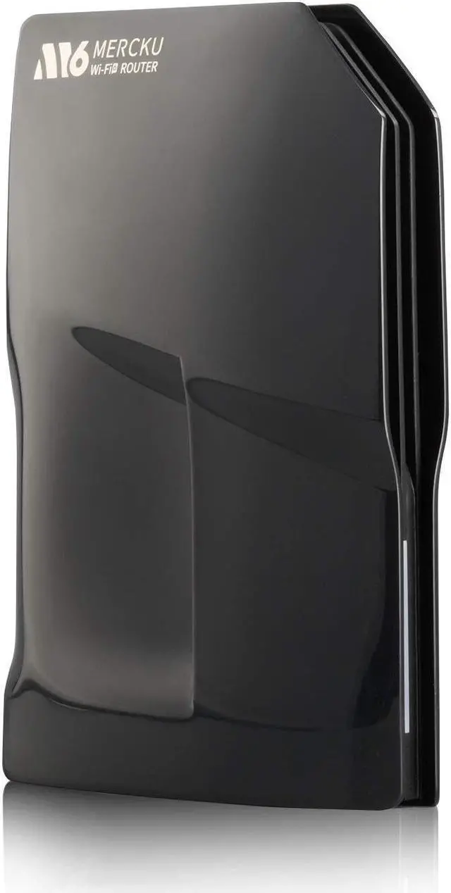 Main image of Mercku M6 Wi-Fi 6 Router for Wireless Internet Mesh Wi-Fi System 1 Pack up to 3,000 Sq.Ft. Can Add More Units to Form a Mesh Wi-Fi System, Dual-Band Gigabit Router, App Control, AX1800, Cosmo Black