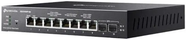 Alt view image 3 of 4 - SG2210XMP-M2 Omada 8-Port 2.5GBASE-T and 2-Port 10GE SFP+ Smart Switch with 8-Port PoE+