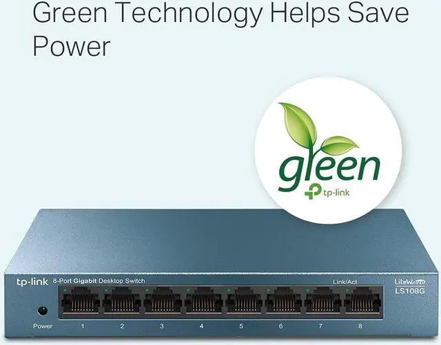 Alt view image 5 of 5 - Switch TP-LINK LS108G