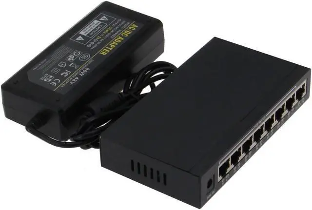 Alt view image 2 of 4 - SEDNA - 8 Port 10/100Mbps Desktop POE Switch