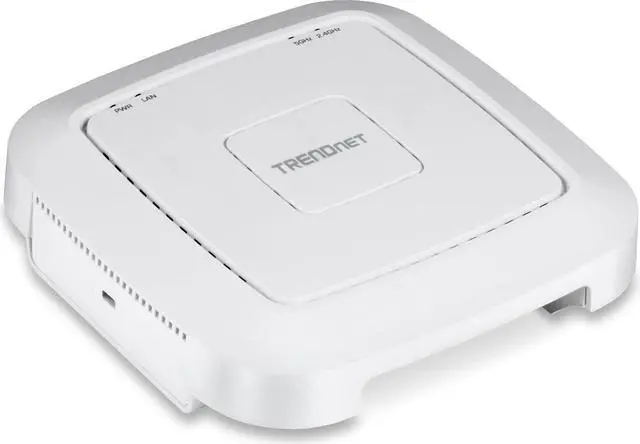 Main image of TRENDnet AC1200 Dual Band PoE Indoor Access Point, MU-MIMO, 867 Mbps WiFi AC, 300 Mbps WiFi N Bands, Client Bridge, Repeater Modes, Gigabit PoE LAN Port, Captive Portal for Hotspot, White, TEW-821DAP