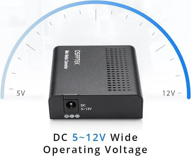 Alt view image 2 of 5 - SFP+ Media Converter, Mini Unmanaged 1x 10GBase-X to 1x 10GBase-X 2X Open SFP+ Slots, 10Gigabit 10G SFP+ to SFP+ Fiber to Fiber Media Converter, DC 5~12V, Without Transceivers