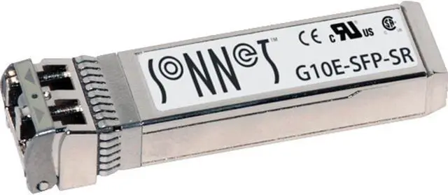 Main image of Sonnet Technologies G10E-SFP-SR Short-Range SFP Plus Transceiver