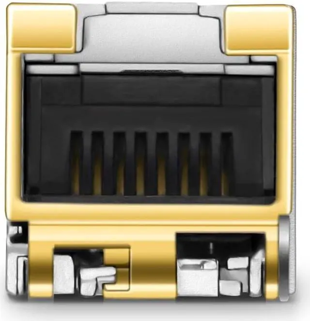 Alt view image 5 of 5 - 6COM 4Pack 1.25G/2.5G/5G/10GBase-T SFP+ Transceiver, 10G T SFP+ RJ45 Copper Module CAT.6a for Cisco SFP-10G-T-S, Ubiquiti UF-RJ45-10G, Fortinet, Netgear, D-Link, Supermicro, TP-Link, up to 30m
