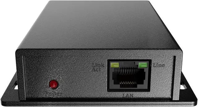 Alt view image 4 of 5 - Ethernet Range Extender 600m 2000ft Over Twisted UTP kit or BNC Cable or Copper Wire - Compatible with Any Ethernet Device - LAN Distance Repeater Booster Bridge - BNC to 2PIN adapters in Set