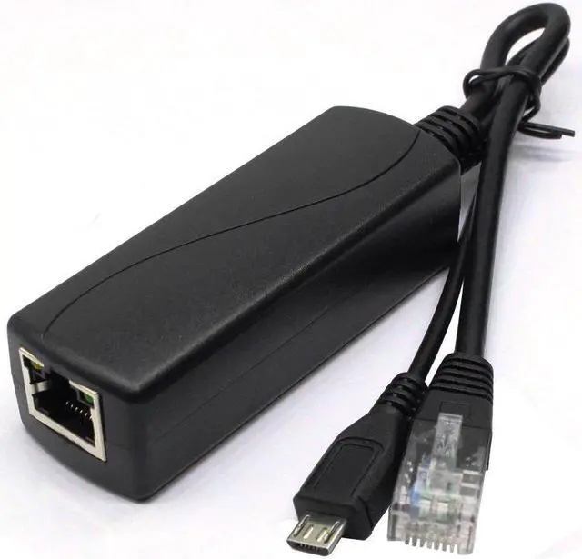 Alt view image 2 of 5 - ANVISION 4-Pack Active 5V 2.4A PoE Splitter Adapter IEEE 802.3af Compliant Micro USB 48V to 5V/2.4A, for Tablets, Dropcam or Raspberry Pi, IPC, IP Camera and More